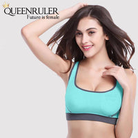 Breathable Fitness Bra (Light Green) - Queenruler