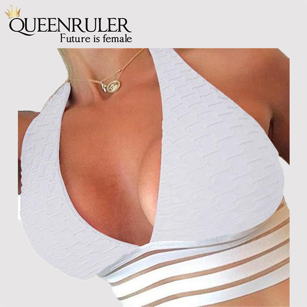 Sexy Running Bra (White) - Queenruler
