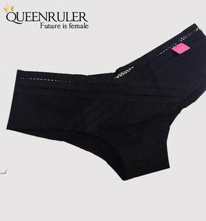 Comfort Cotton Panties (Black) - Queenruler