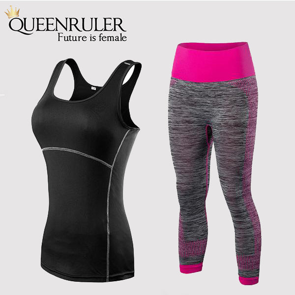 Fitness Yoga Set (Black Rose-Red) - Queenruler