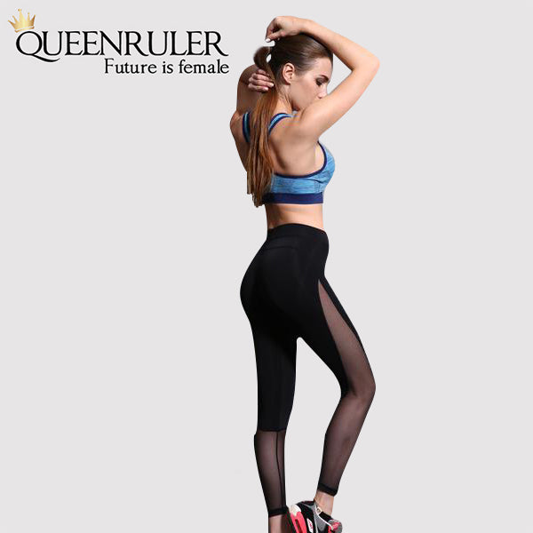 Sexy Mesh Slim Leggings - Queenruler