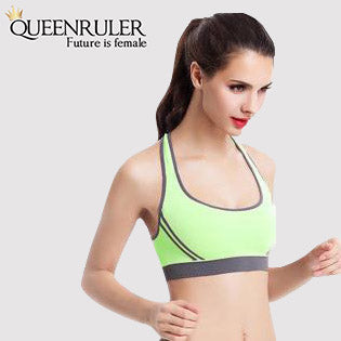 Breathable Fitness Bra (Green Fruit) - Queenruler