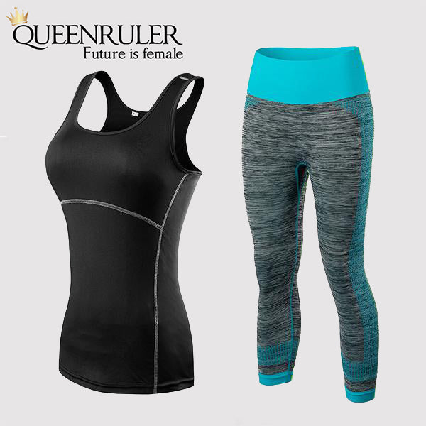 Fitness Yoga Set (Black Blue) - Queenruler