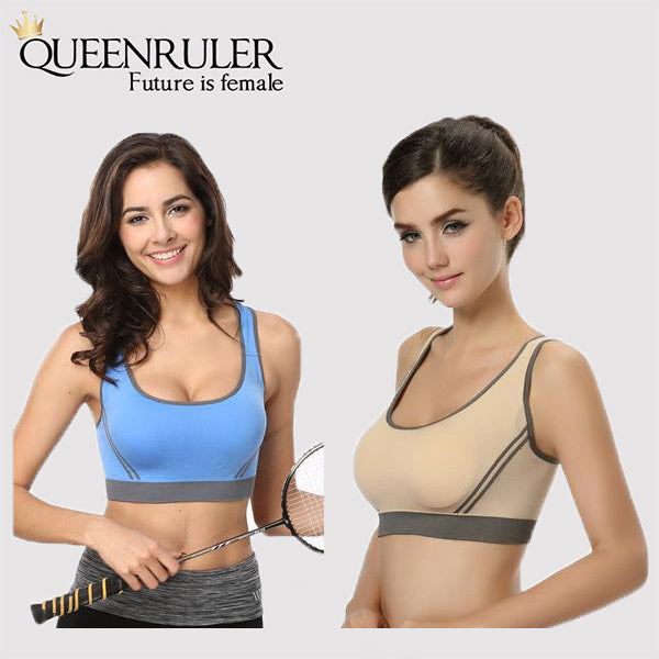 Breathable Fitness Bra (Blue) - Queenruler