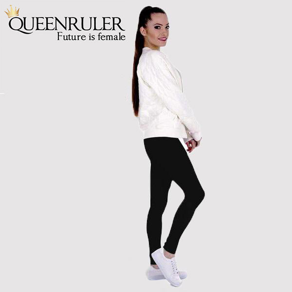 Warm Workout Leggings (Black) - Queenruler