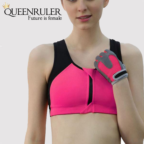 Women Sports Fitness Bra (Rose) - Queenruler