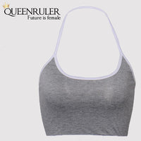 Fitness Push Up Stretch Bra (Gray) - Queenruler