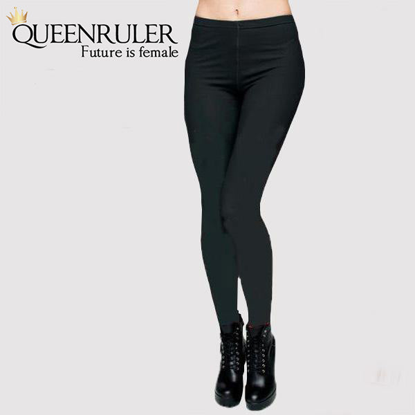 Warm Workout Leggings (Black) - Queenruler
