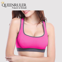 Breathable Fitness Bra (Fuchsia) - Queenruler
