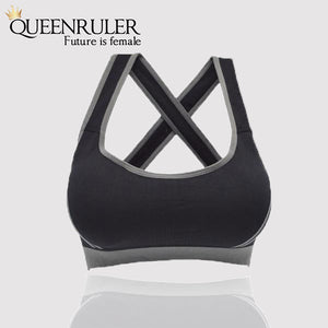 Breathable Fitness Bra (Black) - Queenruler