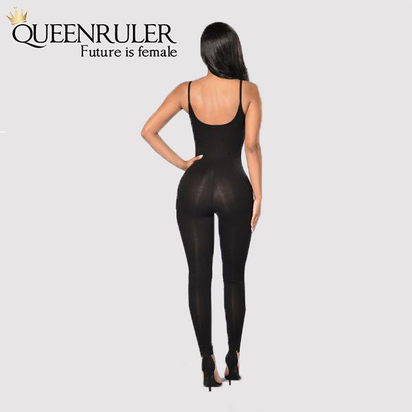Quick-Dry Athletic Jumpsuit (Black) - Queenruler