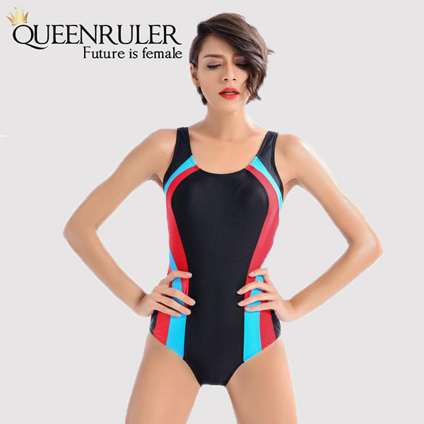 One Piece Fashion Swimsuit (Multi-Color) - Queenruler