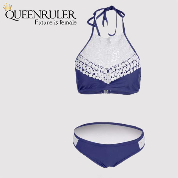 Sexy Brazilian Bikini (Lace Navy) - Queenruler