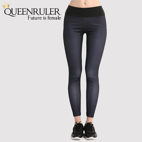 Front View Sexy Ribbon High Waist Legging (Pink) | Queensruler
