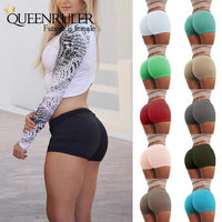 Queenruler Sexy Athletic Shorts (White) - Queenruler