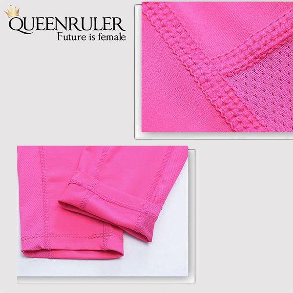 Athletic Leggings With Pocket (Rose Red) - Queenruler