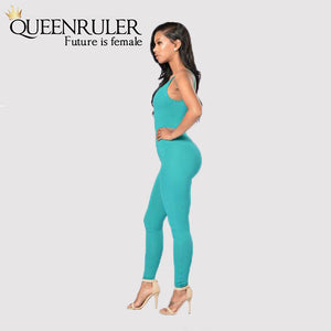 Quick-Dry Athletic Jumpsuit (Blue) - Queenruler