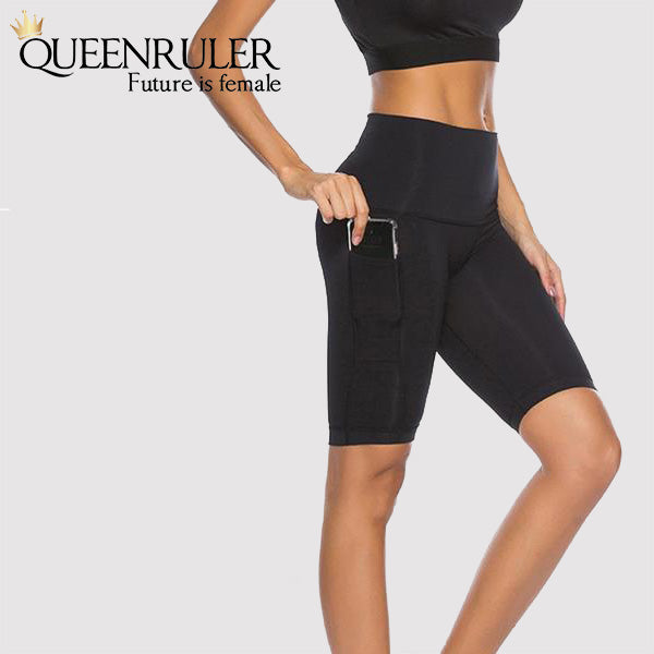 Quick Dry Running Tights (Black) - Queenruler