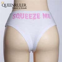 Squeeze Me Pantie (White) - Queenruler