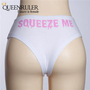 Squeeze Me Pantie (White) - Queenruler