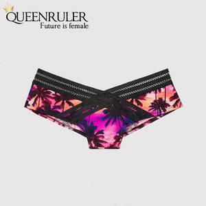 Comfort Cotton Panties (Colorful Beach) - Queenruler
