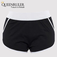 High Waist Athletic Shorts (Black) - Queenruler