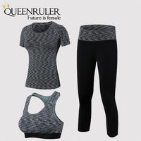 Professional 3 in 1 Yoga Set (Grey) - Queenruler