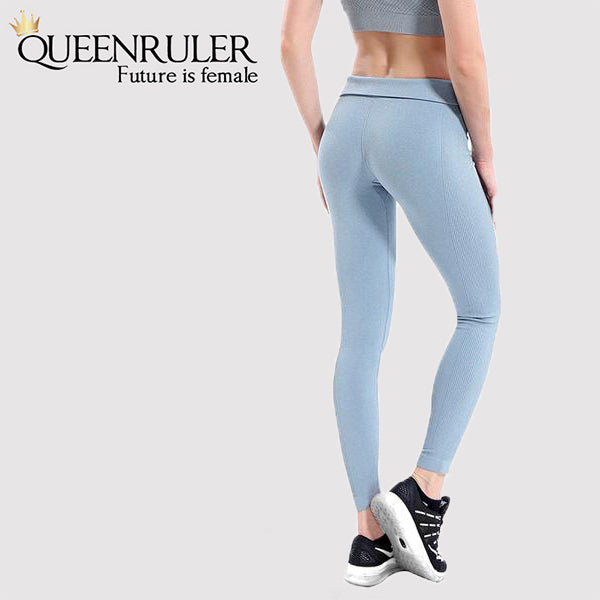 Quick Dry Yoga Pants (Silver) - Queenruler