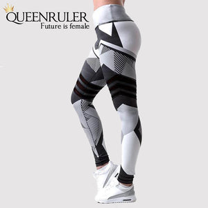 Breathable Yoga pants (Geometrical Design) - Queenruler