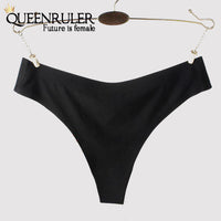 Mermaid Seamless Panties (Black) - Queenruler