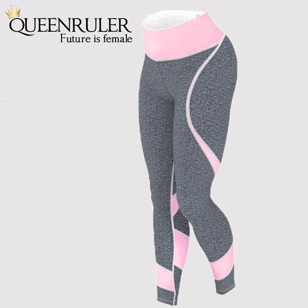 Elastic Gym Leggings (Gray) - Queenruler