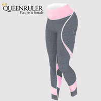 Elastic Gym Leggings (Gray) - Queenruler