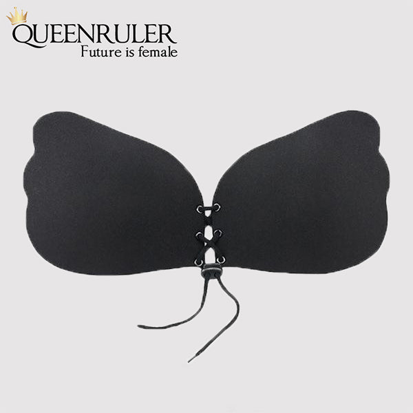 Sexy Wings Fitness Bra (Brushed Black) - Queenruler