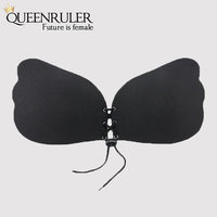 Sexy Wings Fitness Bra (Brushed Black) - Queenruler