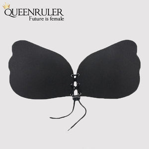 Sexy Wings Fitness Bra (Brushed Black) - Queenruler