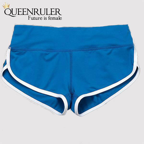 Hot Cotton Athletic Shorts (Blue) - Queenruler