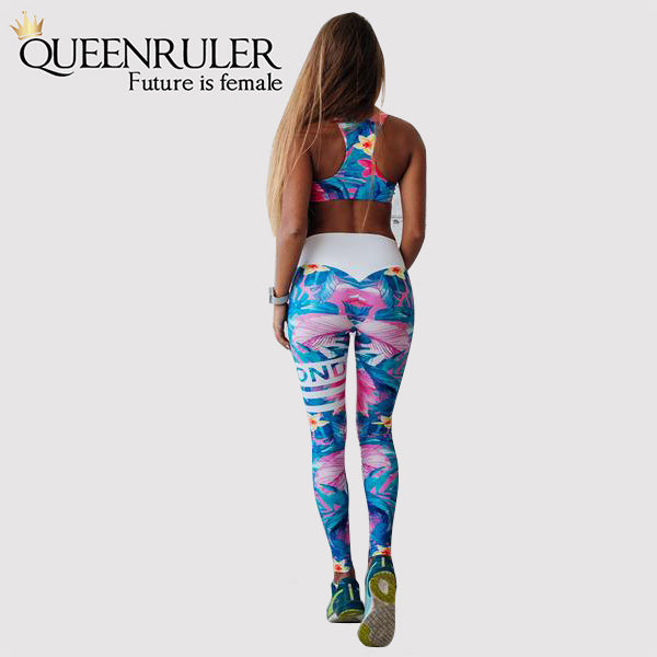 Retro Digital Print Athletic Set - Queenruler