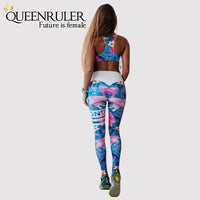 Retro Digital Print Athletic Set - Queenruler
