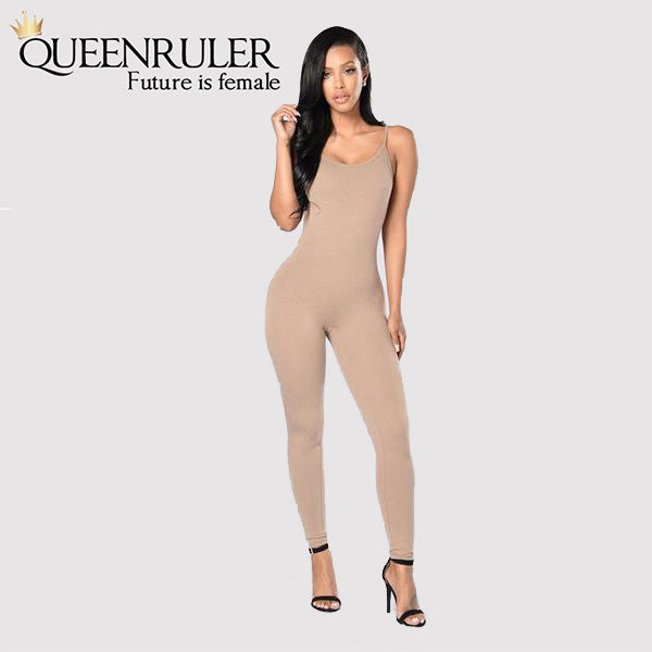 Quick-Dry Athletic Jumpsuit (Khaki) - Queenruler