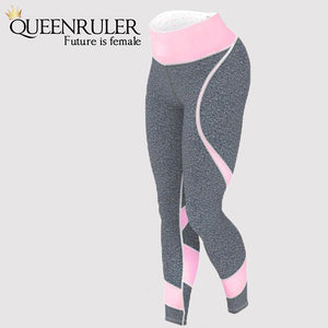 High Waist Running Set (Pink) - Queenruler