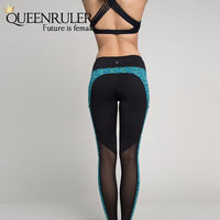 Women Fitness Leggings (Green) - Queenruler
