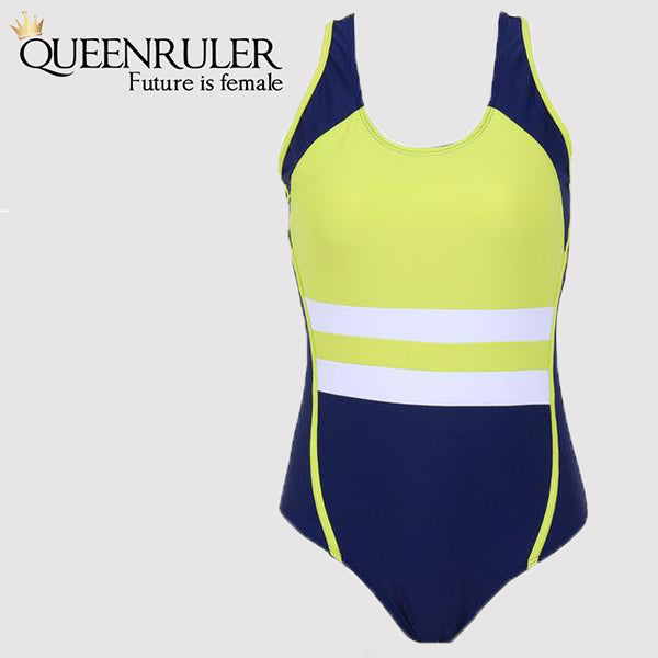Queenruler One Piece Swimsuit (Green) - Queenruler
