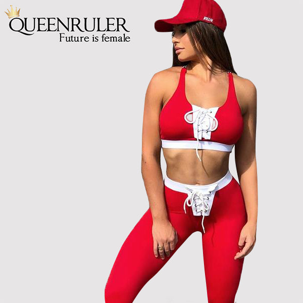 New Two Piece Drawstring Tracksuit - Queenruler