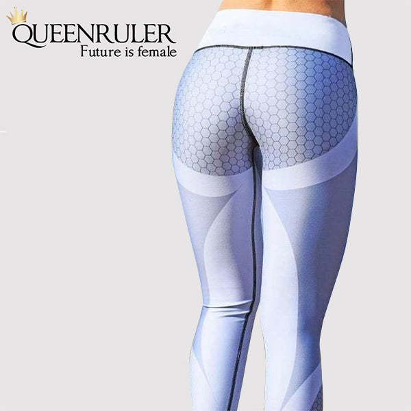 Breathable Push Up Leggings (Gray) - Queenruler