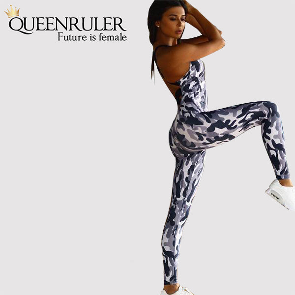 Military Camo Athletic Bodysuit - Queenruler