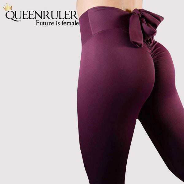 Sexy Back Ribbon Leggings - Queenruler