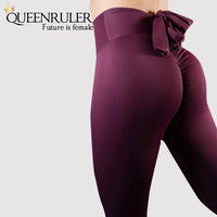 Sexy Back Ribbon Leggings - Queenruler