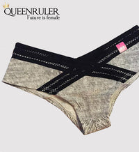Comfort Cotton Panties (Gray) - Queenruler