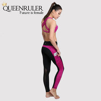 Women Fitness Leggings (Plum) - Queenruler