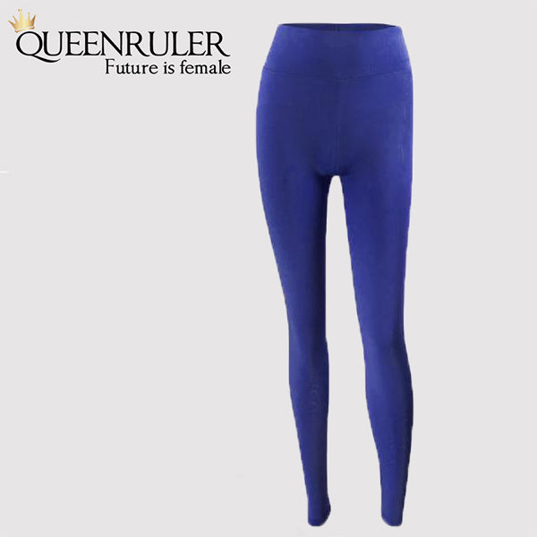Moisture Wicking Leggings (Blue) - Queenruler